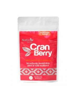 Cranberry powder 60 gramos Marca Nativ For Life