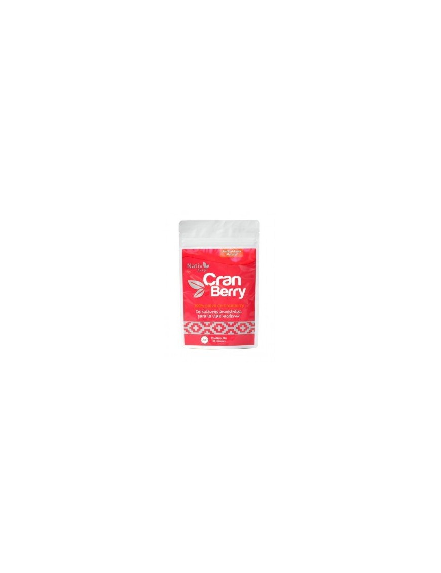 Cranberry powder 60 gramos Marca Nativ For Life