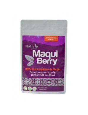 Maqui organico berry powder 60 Marca Nativ For Life