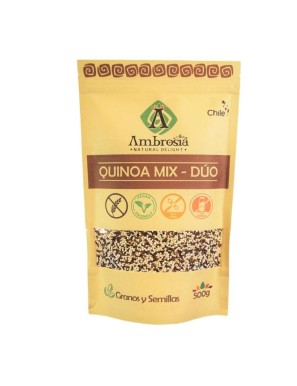 Quinoa mix duo 500 gramos Marca Ambrosia