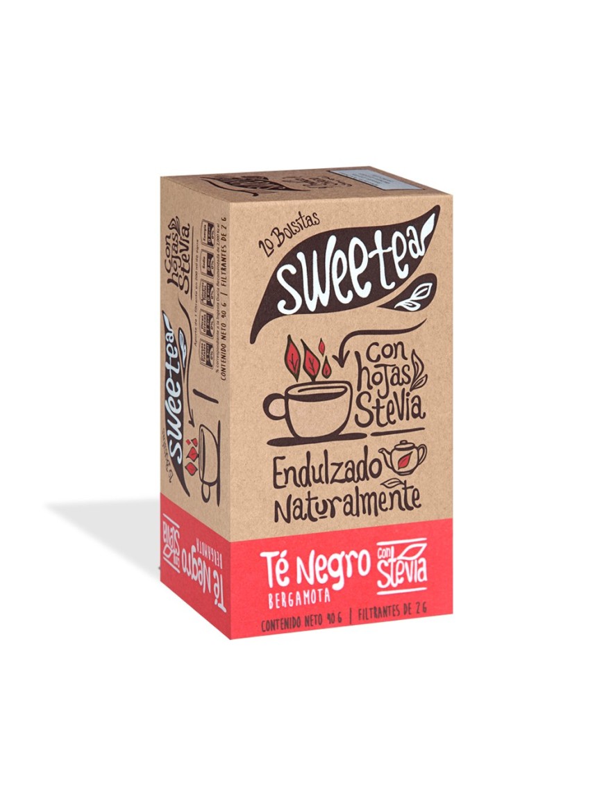 Te negro 20 sobres Marca Sweetea