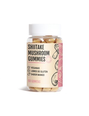 Shiitake 60 gomitas 150 gramos Marca Newpharma