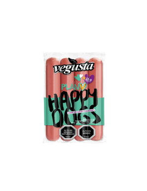 Salchicha Happy Dogs 260 gramos Marca Vegusta