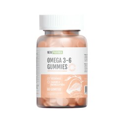 Omega 3-6 60 gomitas 150 gramos Marca Newpharma