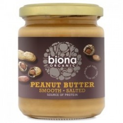  PEANUT BUTTER SMOOTH WITH SALT ORGANIC 250GRS