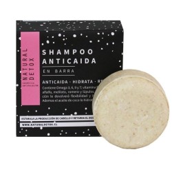 Shampoo anticaida, barra 70 gramos Marca Natural Detox