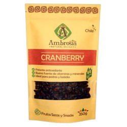 Cranberry 350 gramos Marca Ambrosia