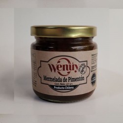 Mermelada de pimenton 230 gramos Marca Wenuy