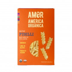 Pasta andina fusilli 227 gramos Marca America Organica